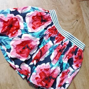 Gymboree Floral Skirt in Red, Pink, Navy & Teal